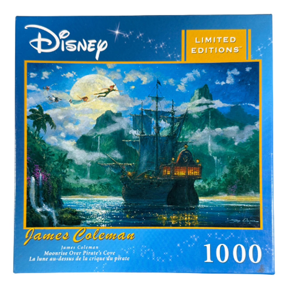 Disney James Coleman Moonrise Over Pirate’s Cove 1000 Piece Puzzle Ltd Ed